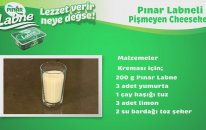 Pınar Labne'li Pişmeyen Cheesecake