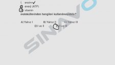 SINAVO - Biyoloji / Hücre, Organizma ve MetabolizmaEnzimler (Enzimlerin Yapısı, Özellikleri ve Çalı