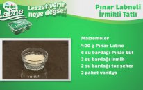 Pınar Labne'li İrmikli Tatlı