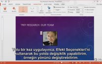 PowerPoint 2013'te Hareket Yollarını Tasarlama - Yolları Tasarlama