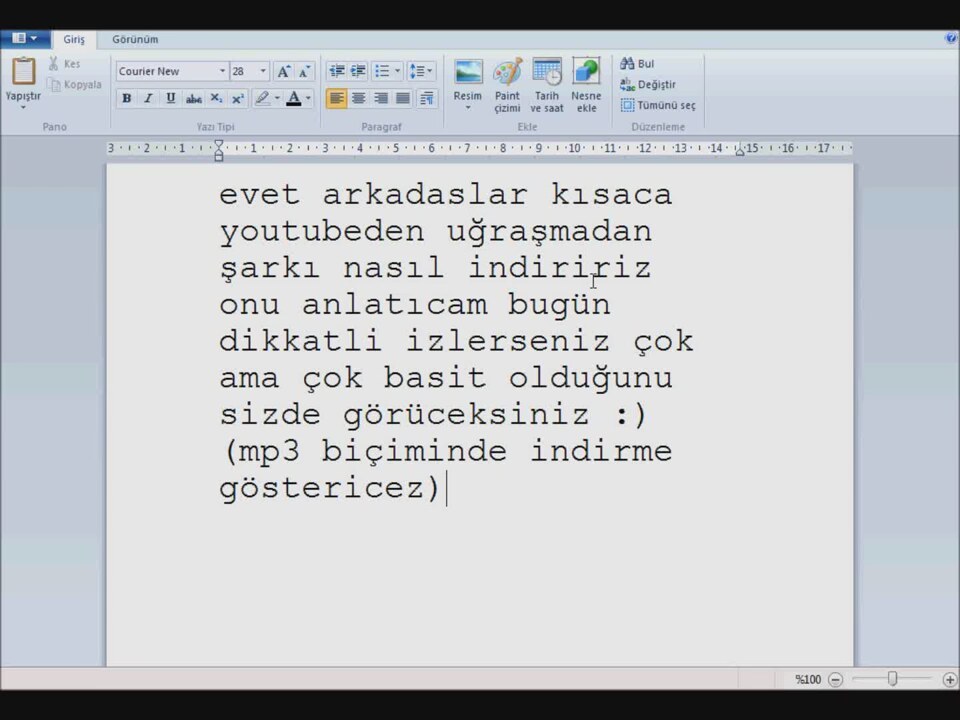 bilgisayara müzik nasıl indirilir