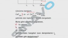SINAVO - Kimya - Sıcaklığın Çözünürlüğe Etkisi