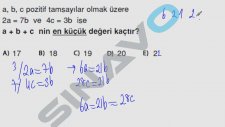 SINAVO - MATEMATİK -Orantı Tanımı