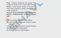 SINAVO - TARİH - Fetret Devri