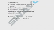 SINAVO - Tarih - Haçlı Seferleri