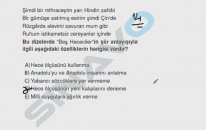 SINAVO - Türkçe -Beş Hececiler