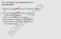 SINAVO - Türkçe - Dönem Özellikleri
