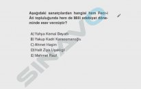 SINAVO - Türkçe - Dönem Sanatçıları