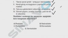 SINAVO - Türkçe - Realizm