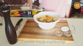 Buharda Pişmiş Sebzeli Et Tarifi