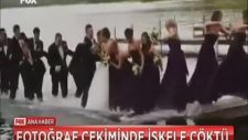 Fotoğraf Çekiminde İskele Böyle Çöktü