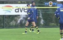 Fenerbahçe Futbol Takımı Antrenmanından Neşeli Görüntüler