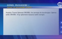 Açık Sınıf - Genel Muhasebe I 2-1 - TRT OKUL & AÖF