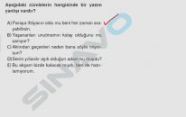 SINAVO - Türkçe - mi İlgecinin Yazımı