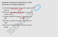 SINAVO - Türkçe - Yön Bildiren Sözcüklerin Yazımı