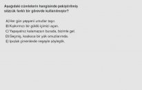SINAVO - Türkçe - Zarf
