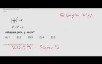 Dikey Geçiş Sınavı - 1 Soru 1 Yorum ( Bölüm 13 )