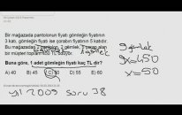 Dikey Geçiş Sınavı - 1 Soru 1 Yorum ( Bölüm 19)