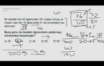 Dikey Geçiş Sınavı - 1 Soru 1 Yorum ( Bölüm 20)
