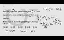 Dikey Geçiş Sınavı - 1 Soru 1 Yorum ( Bölüm 21)