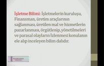 AÖF - Genel İşletme Konu Özeti