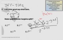 YGS 2012 Soru Çözümleri Matematik Soru 4