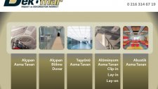 Asma Tavan Ve Bölme Duvar Sistemleri 90 216 314 67 19 www.dek-mar.com.tr
