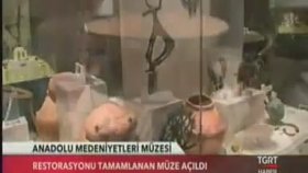 ANADOLU MEDENİYETLERİ MÜZESİ, RESTORASYON SONRASI YENİDEN AÇILDI.BAKAN ÖMER ÇELİK AÇILIŞTA KONUŞTU