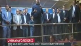 KÜLTÜR VE TURİZM BAKANI ÖMER ÇELİK, ADANADA YAPTIĞI KONUŞMADA UKRAYNADAKİ KRİZİ DEĞERLENDİRDİ.