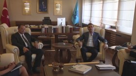 Bakan Ömer Çelik Ukrayna Büyükelçisi Sergiy Korsunsky'i Kabul Etti