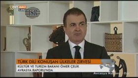 Kültür ve Turizm Bakanı Ömer Çelik TRT Avaz'da programa konuk oluyor