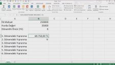 Excel Azalanbakiye
