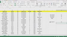 EXCEL Eğersay fonksiyonu