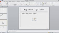 Slayt Düzenleme