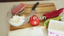 Sosisli Sebzeli Gözleme Tarifi
