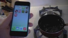 İphone 5c Survives Boiling Hot Water Test