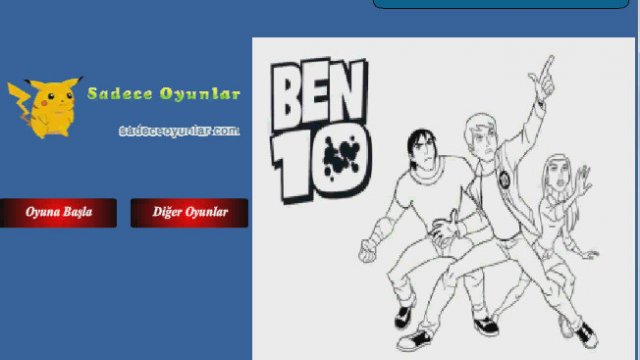 Benten Gri Madde Boyama Sayfası Ben Ten Boyama Sayfaları