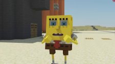 Sünger Bob Minecraft Animasyonu