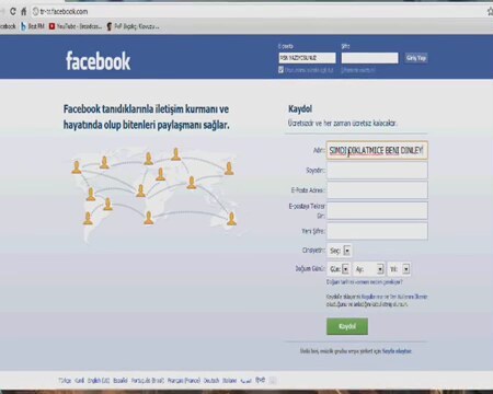 Facebook şifresi kırma öğrenme