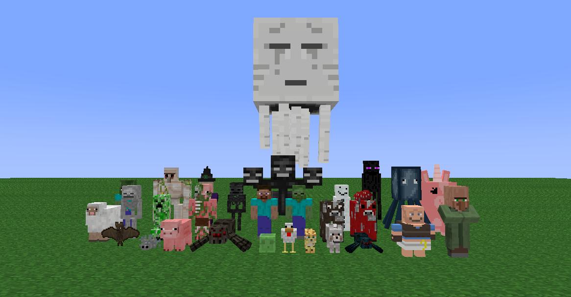 Minecraft Modsuz Canavar Yapımı (3 Tane)  İzlesene.com