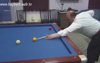 Cevdet Türker'den Bilardo Gösterisi