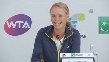 Wozniacki, Esma Sultan Yalısı'nda raket salladı - İSTANBUL