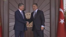 Kırgız Cumhuriyeti Cumhurbaşkanı Atambayev Çankaya Köşkü’nde