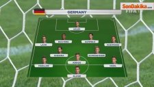 Dünya Kupası Final Maçının 11'leri Belli Oldu