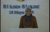 81 İlden 81 Yıldız Projesi’nin 2010 Yıldızları’nın Tanıtım Töreninde Yaptıkları Konuşma