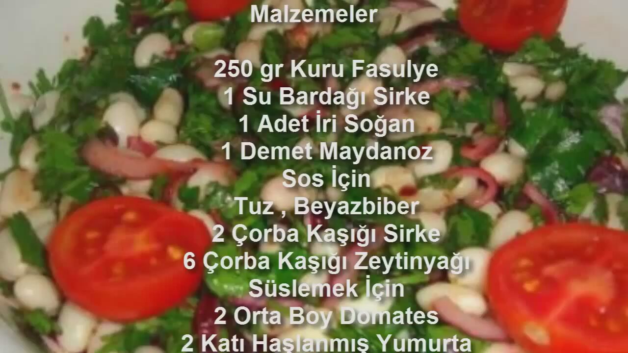Piyaz Tarifi Videosu Piyaz Tarifi Videosu