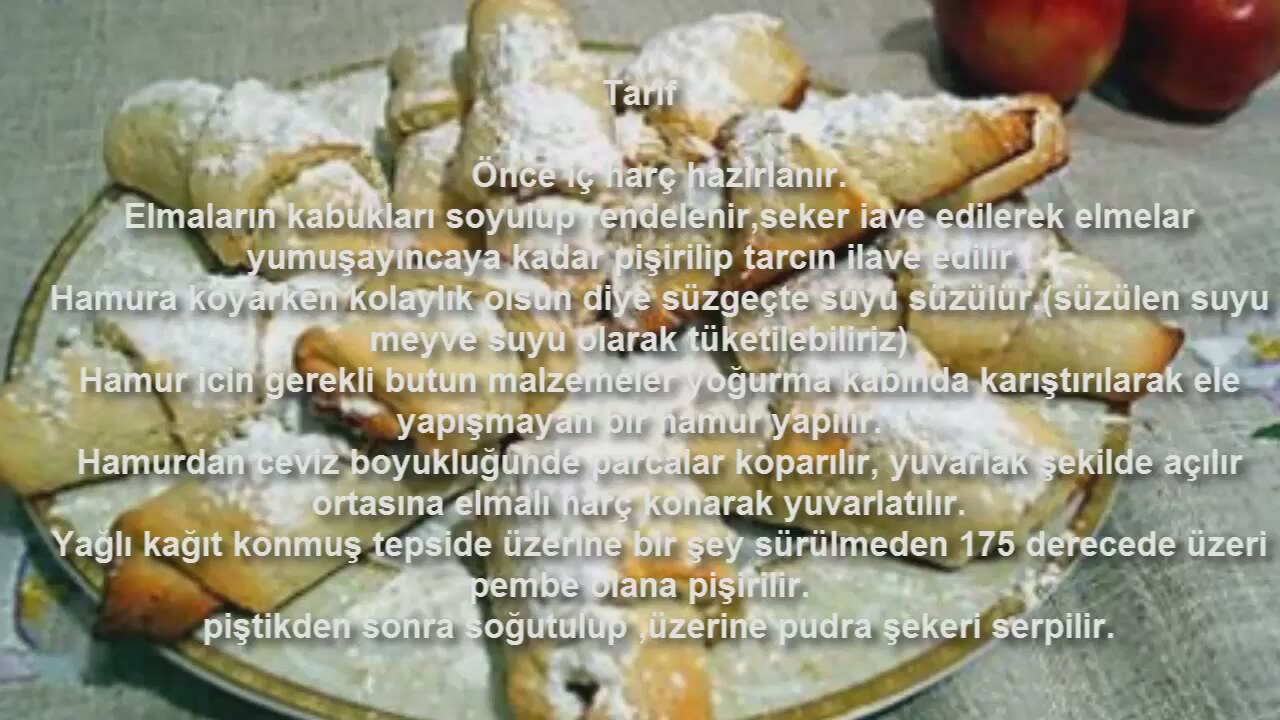 Elmalı Kurabiye Nasıl Yapılır Videosu Elmalı Kurabiye Nasıl Yapılır Videosu