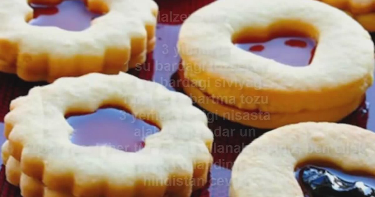 reçelli kurabiye nefis yemek tarifleri