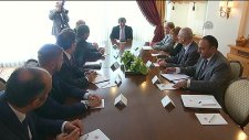 Davutoğlu, İktisadi Kalkınma Vakfı Heyetini Kabul Etti