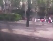 Taşlanan Çevik Kuvvetin Eğlenceli Anları